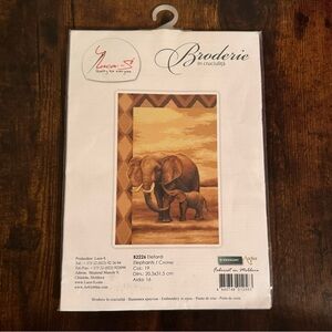 New Luca-S Broderie Elephants B2226 Cross Stitch Kit